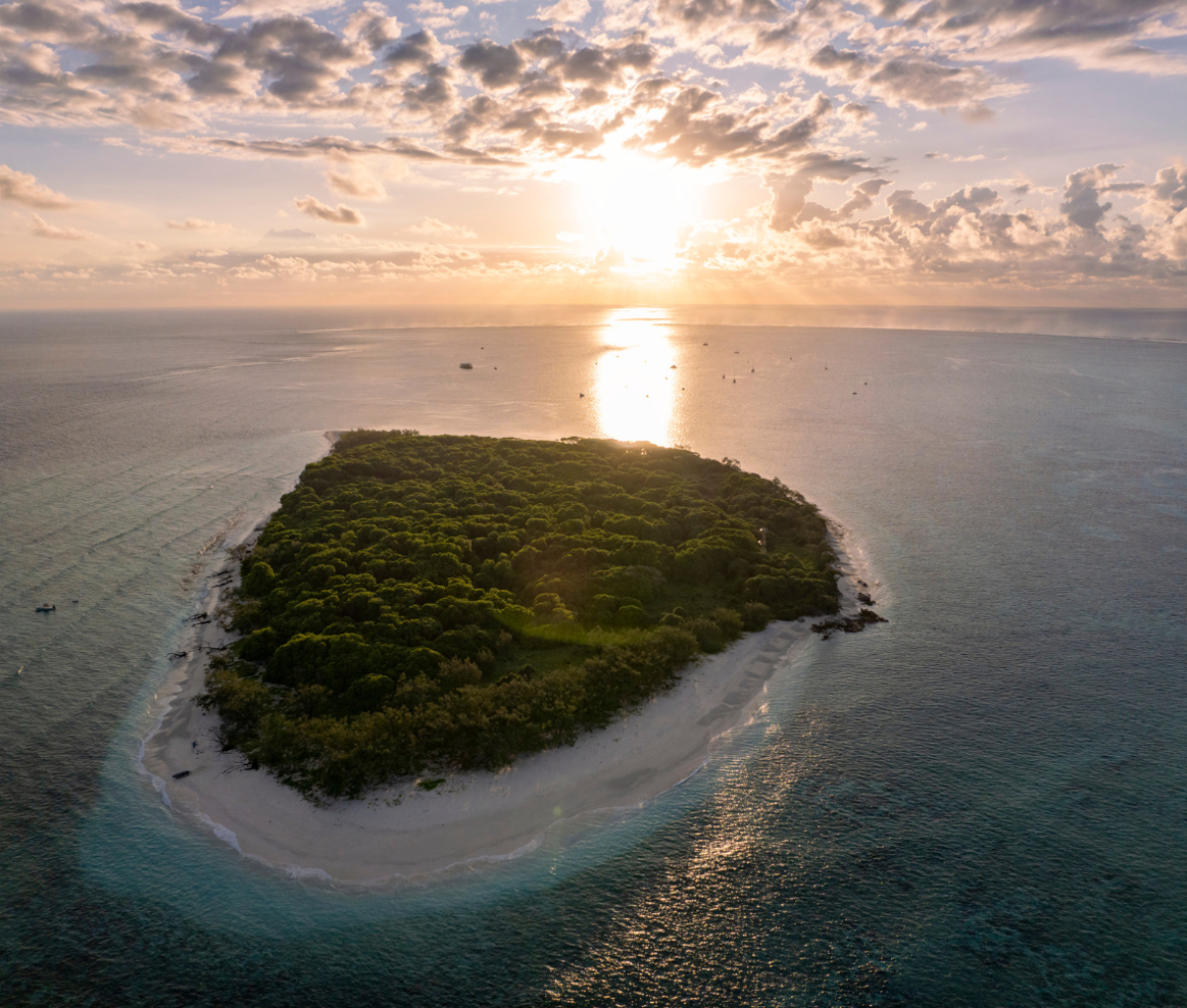 Sunset over Lady Musgrave Island